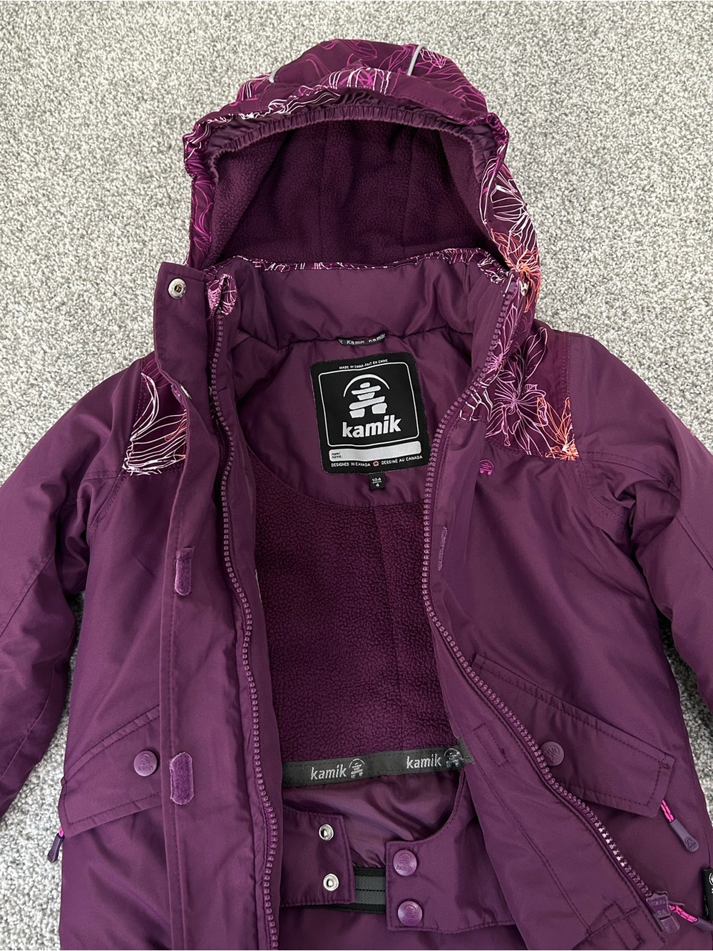 Kamik Kids Snow Jacket Waterproof